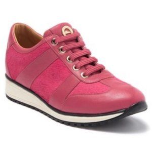 Longchamp  Pink Calfskin tennis shoes